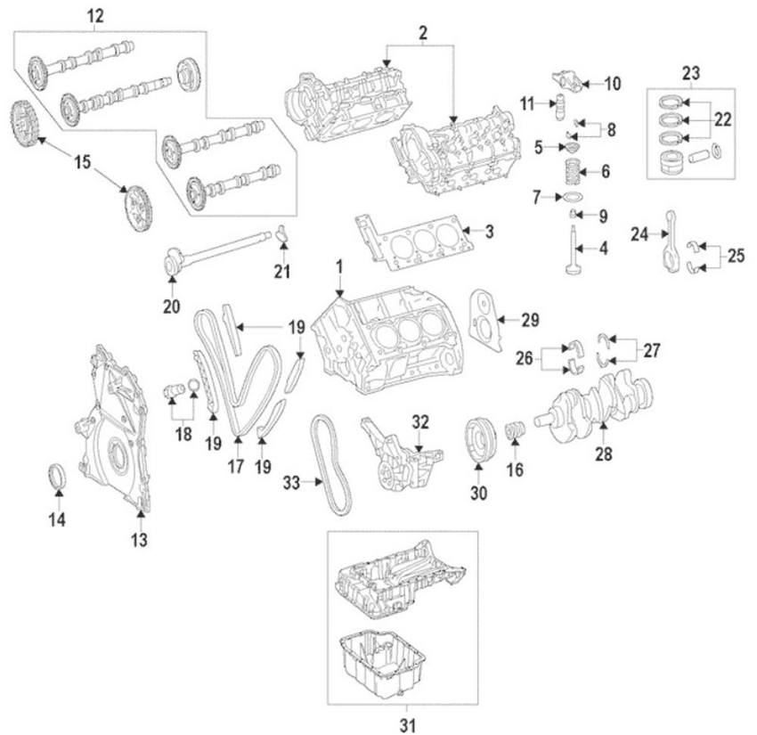 Mercedes Timing Chain 0009937176